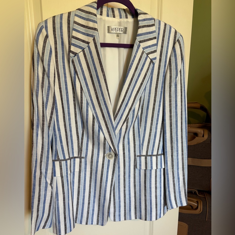 Blue Stripes Blazer